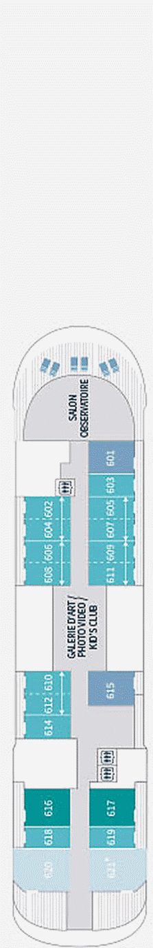 Deckplan Deck 6 – Laperouse
