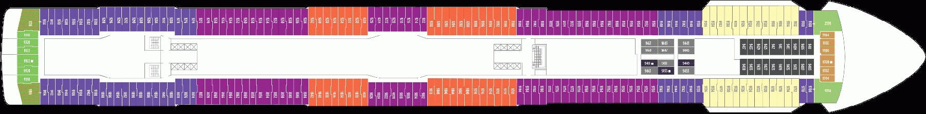 Deckplan Deck 9 – Norwegian Breakaway