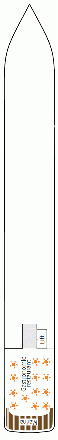 Deckplan Deck 2 Le Liberté – Boréal