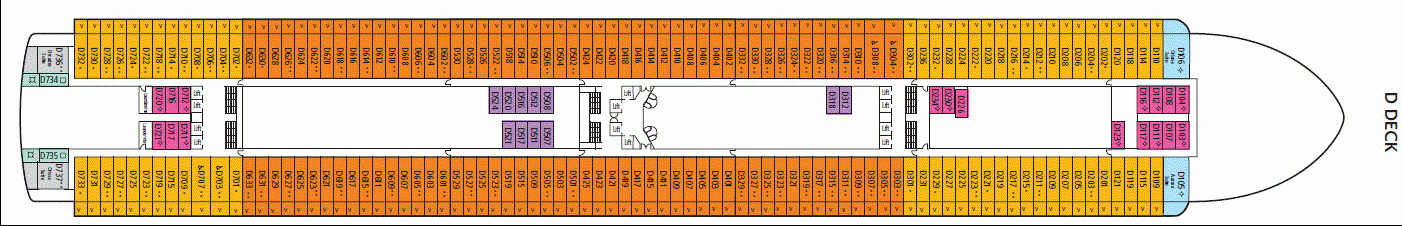 Deckplan D Deck – Ventura