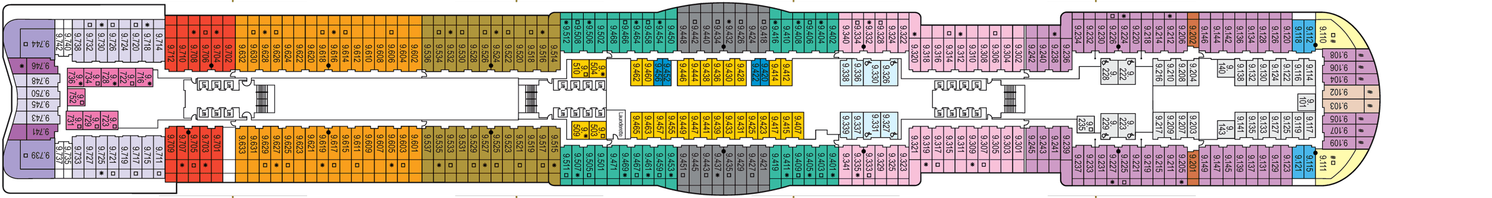 Deckplan Deck 9 – Iona