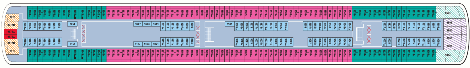 Deckplan Deck 09 – Norwegian Pearl