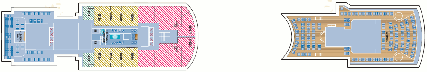 Deckplan Deck 14 – Norwegian Pearl