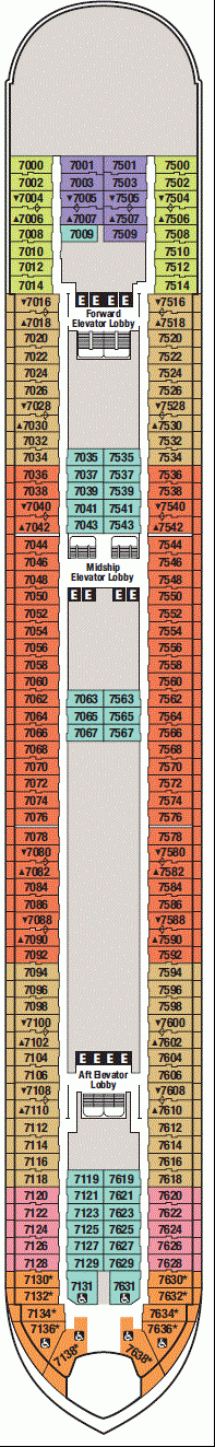 Deckplan Deck 7 – Disney Magic