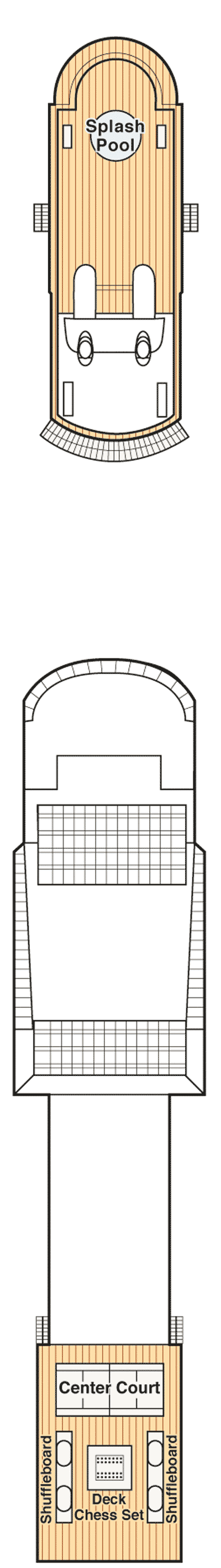 Deckplan Deck 16 - Sports – Coral Princess