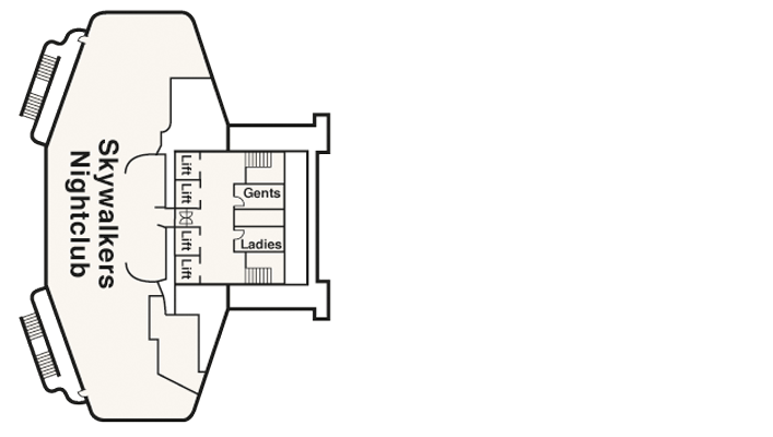 Deckplan Deck 18 Sky – Emerald Princess