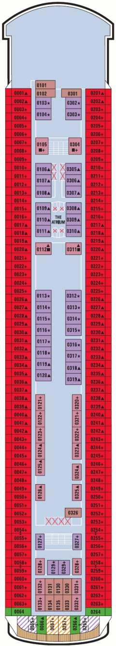 Deckplan Norway Deck – Norwegian Sun