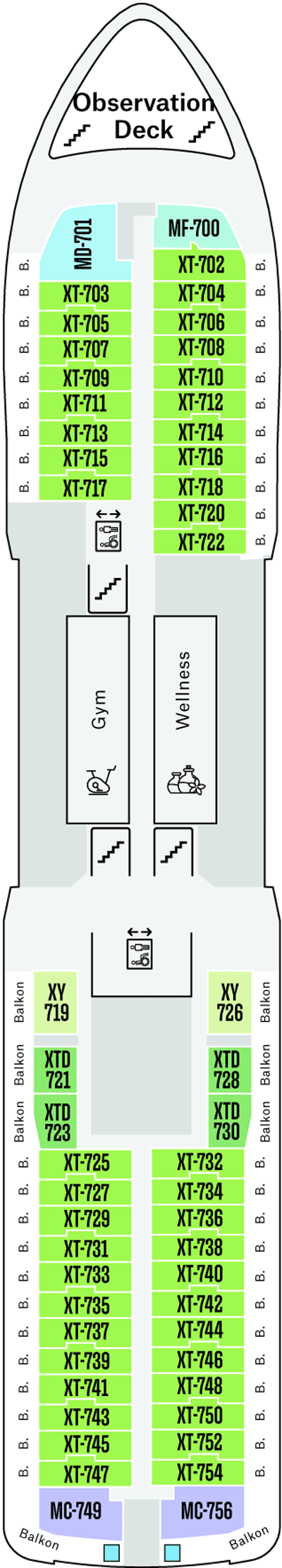 Deckplan Deck 07 – Roald Amundsen