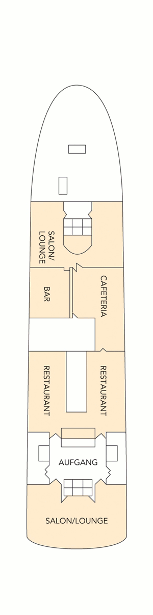 Deckplan Promenadendeck – Nordstjernen