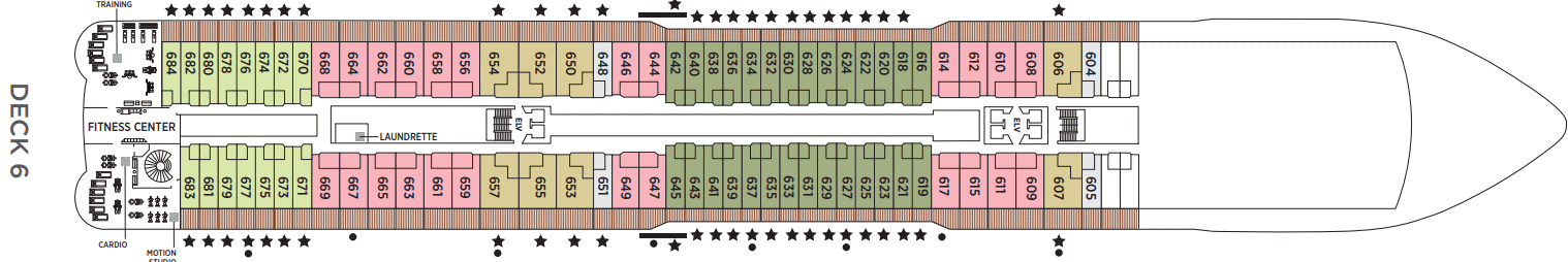 Deckplan Deck 6 – Seven Seas Grandeur