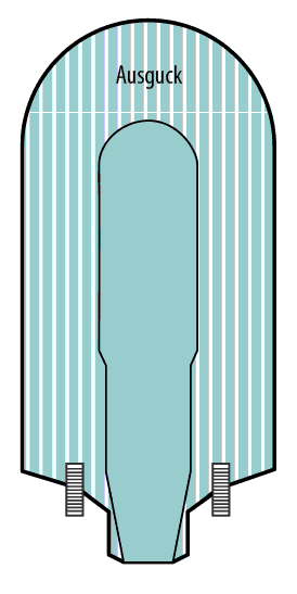 Deckplan Deck 13  - Sonnendeck – Amera