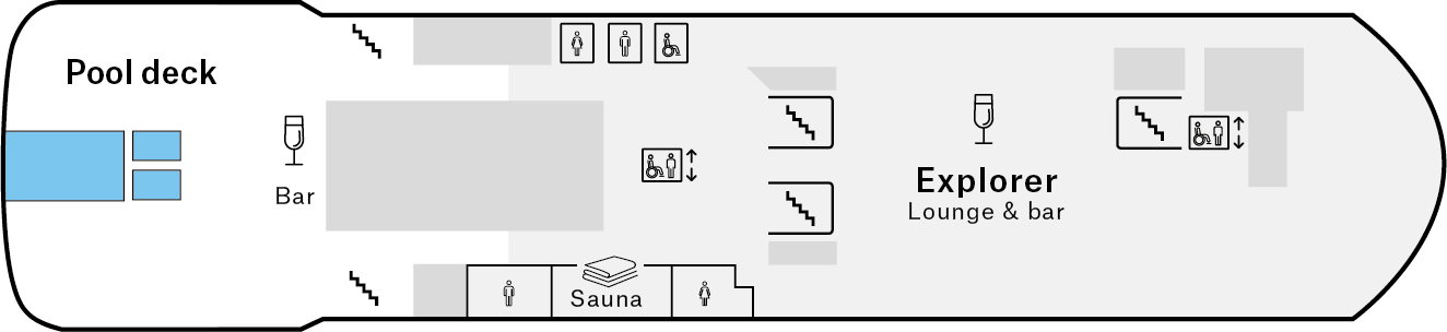 Deckplan Deck 10 – Fridtjof Nansen