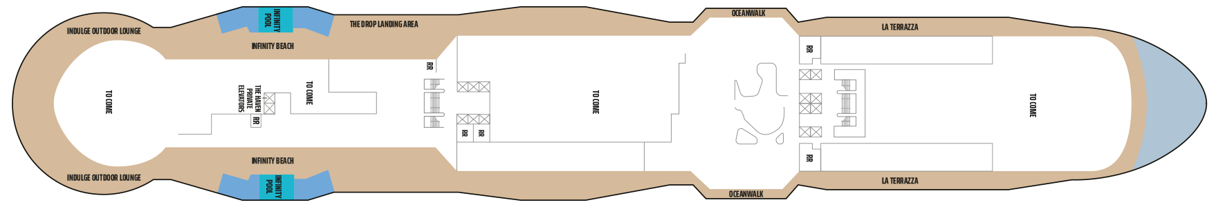 Deckplan Deck 8 – Norwegian Aqua