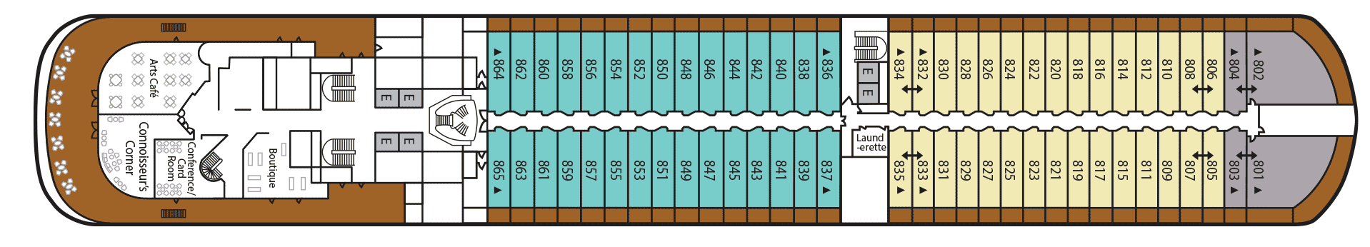Deckplan Deck 8 – Silver Muse