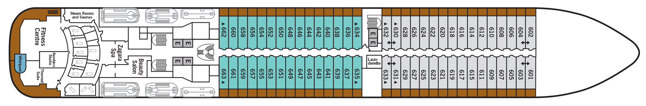 Deckplan Deck 6 – Silver Muse