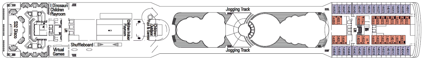 Deckplan Pascoli – MSC Poesia