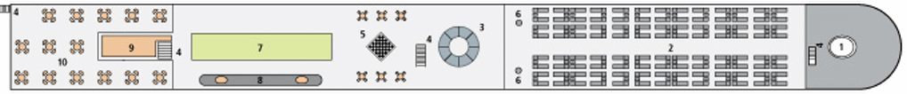 Deckplan Deck 4 – A-Rosa Brava