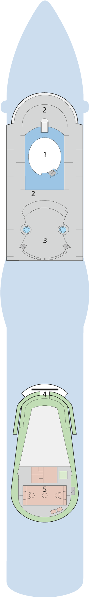 Deckplan Deck 13 – AIDAluna