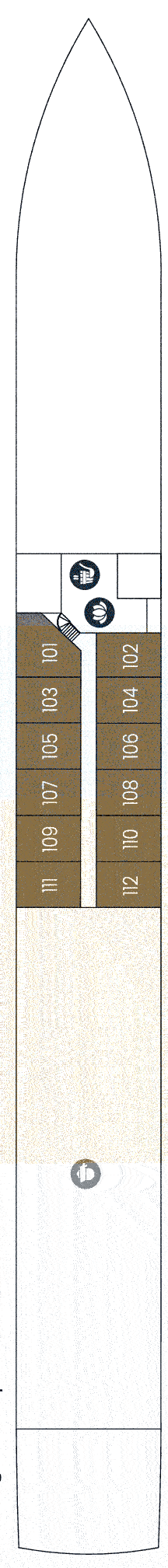 Deckplan Smaragd Deck – Viva Voyage