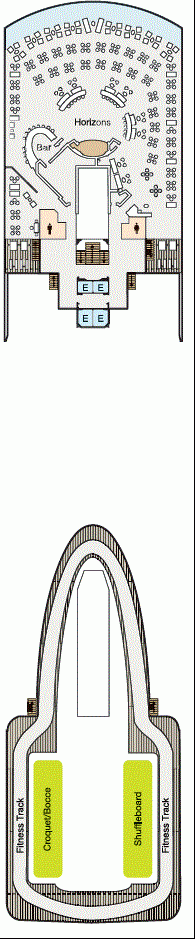 Deckplan Deck 15 – Riviera