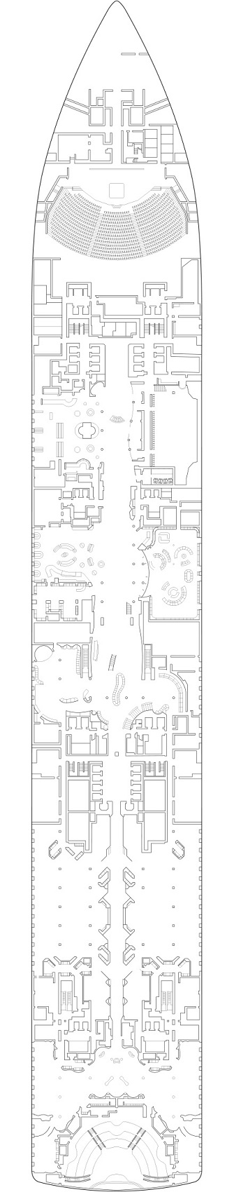 Deckplan Deck 6 - Rome – MSC World Europa