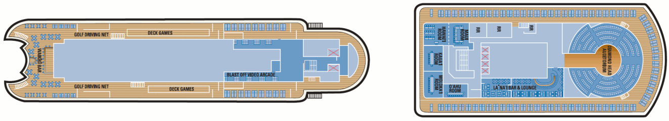 Deckplan Deck 13 – Pride of America