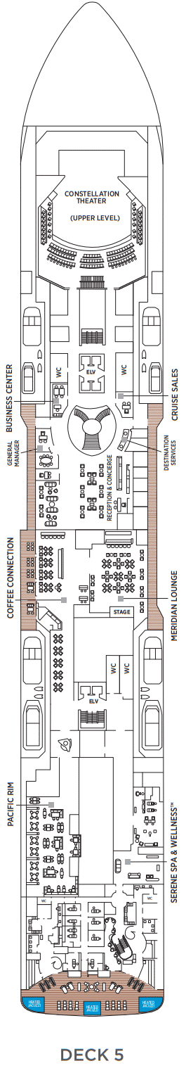 Deckplan Deck 5 – Seven Seas Grandeur