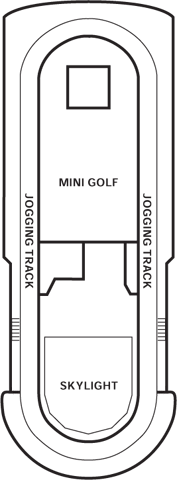 Deckplan Sun Deck – Carnival Sensation