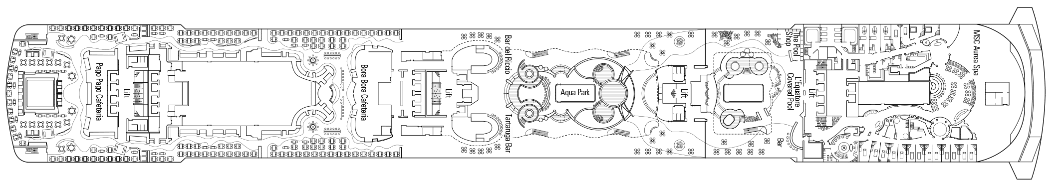 Deckplan Raffaello Deck – MSC Splendida