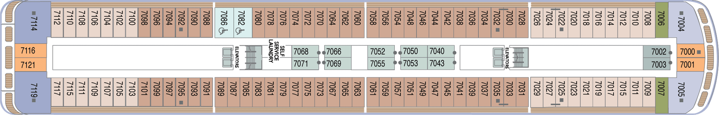 Deckplan Deck 7 – Azamara Pursuit
