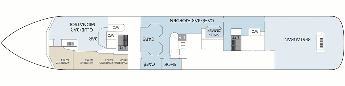 Deckplan Deck 4 – Polarlys