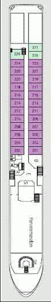 Deckplan Oberdeck – Swiss Crystal
