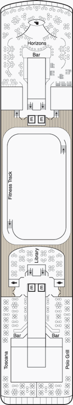 Deckplan Deck 9 – Nautica