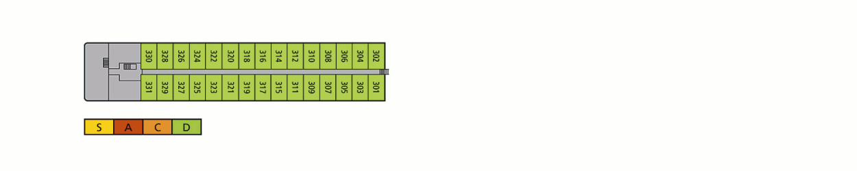 Deckplan Deck 3 – A-Rosa Luna