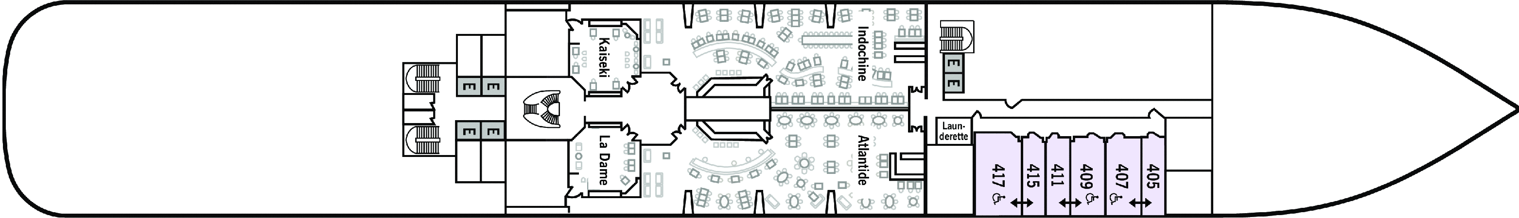 Deckplan Deck 4 – Silver Moon