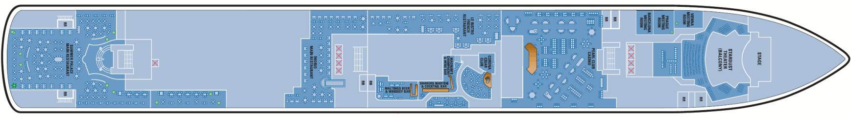 Deckplan Deck 06 – Norwegian Pearl