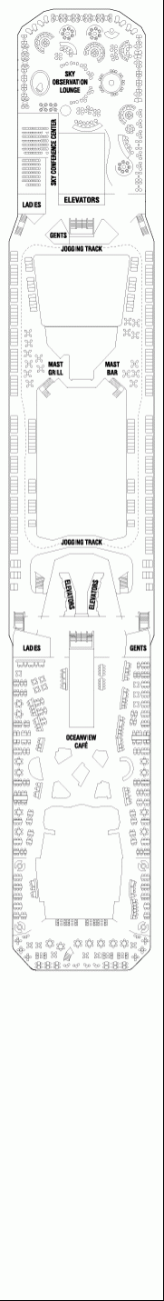 Deckplan Lido Deck – Celebrity Silhouette