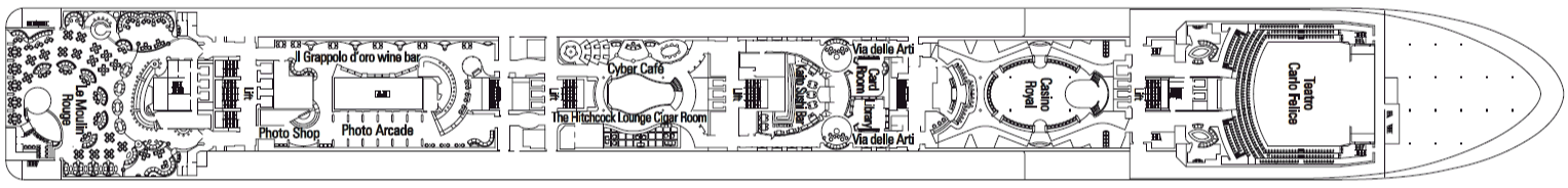 Deckplan Manzoni – MSC Poesia