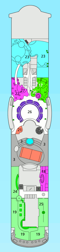 Deckplan Deck 11 – AIDAbella