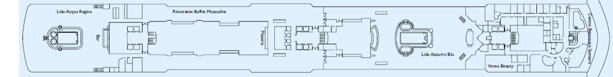 Deckplan Orchidea Deck – Costa Deliziosa