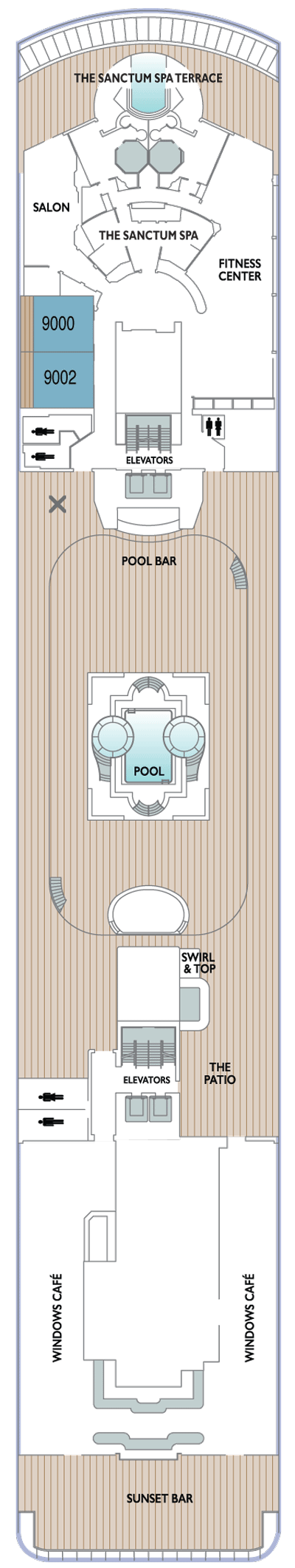 Deckplan Deck 9 – Azamara Quest