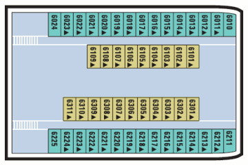 Deckplan Oslo Deck – Norwegian Sun