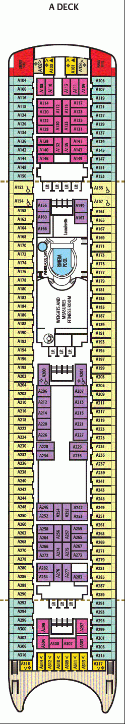Deckplan A Deck – Aurora