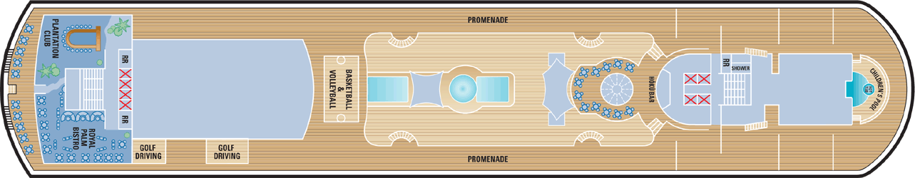 Deckplan Sports Deck – Norwegian Sky