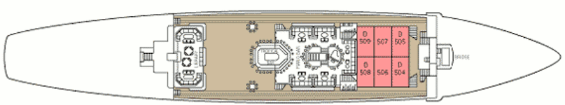 Deckplan Hauptdeck – Star Flyer