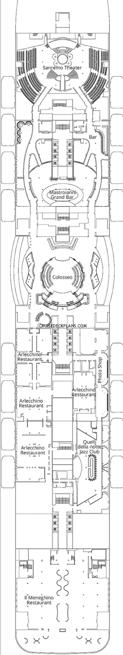 Deckplan Deck 06 – Costa Smeralda