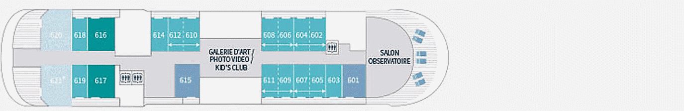 Deckplan Deck 6 – Bellot