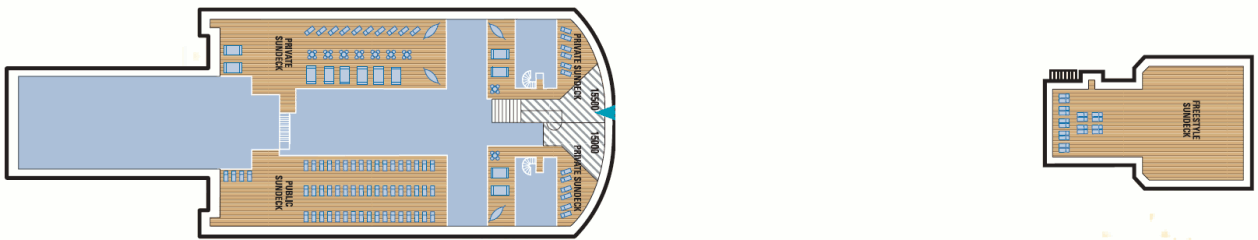 Deckplan Deck 15 – Norwegian Pearl