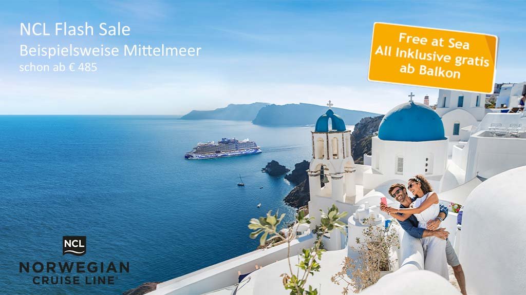 NCL - Mittelmeer - FAS for free ab Balkon - buchbar bis 30062026