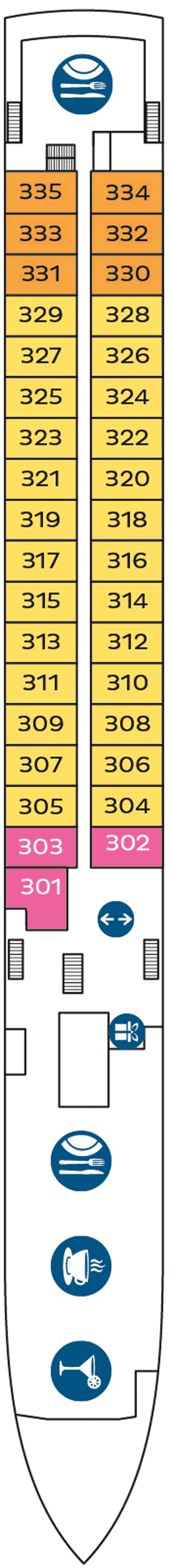 Deckplan Oberdeck – nickoSpirit